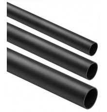 Rigid, smooth wiring pipe BLACK CRL-20 2m (PACK OF 25pcs)