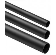 Rigid, smooth wiring pipe BLACK CRL-20 2m (PACK OF 25pcs)