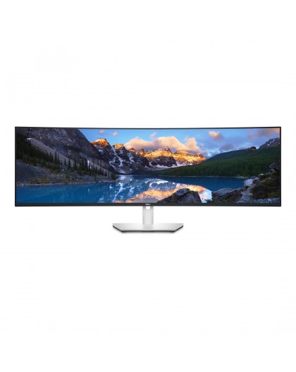 DELL UltraSharp U4924DW LED display 124.5 cm (49") 5120 x 1440 pixels 5K Ultra HD LCD Black, Silver