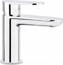 Basin mixer with temperature limitation