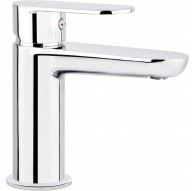 Basin mixer with temperature limitation