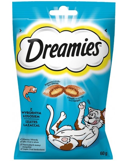 Dreamies 4008429037962 dog / cat treat Snacks Salmon 60 g