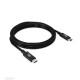 CLUB3D USB4 Gen2x2 Type-C Bi-Directional Cable 4K60Hz, Data 20Gbps, PD 240W(48V/5A) EPR M/M 2m