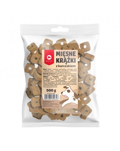 MACED Meat discs with chicken for dog- 500 g