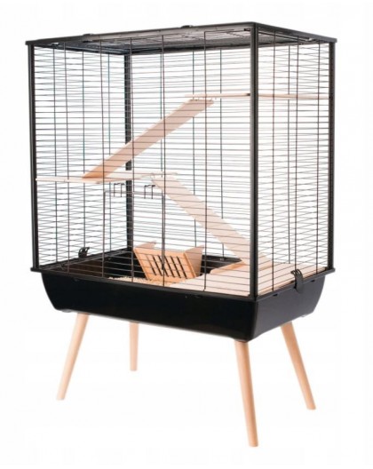 Zolux Cage Neo Cozy Large Rodents H80, black color