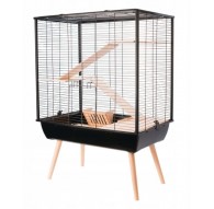 Zolux Cage Neo Cozy Large Rodents H80, black color