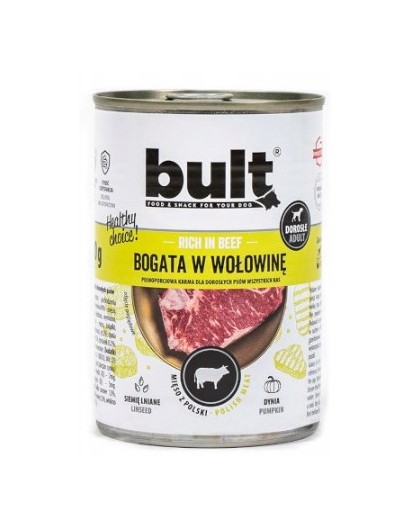 BULT Rich in beef - Wet dog food - 800 g