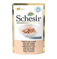 SCHESIR in jelly Tuna with salmon - wet cat food - 50 g