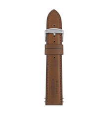 Zeppelin leather strap brown, 22 mm