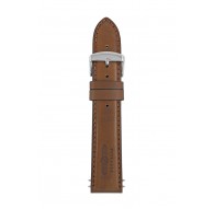 Zeppelin leather strap brown, 22 mm