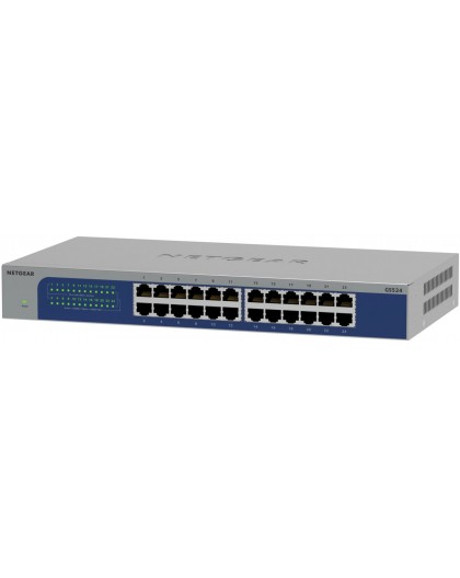 NETGEAR GS524-300EUS network switch Unmanaged Gigabit Ethernet (10/100/1000) Grey
