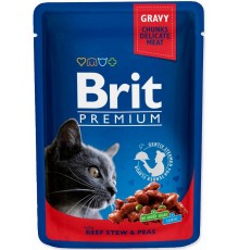 BRIT Premium Cat Beef Stew&Peas - wet cat food - 100g