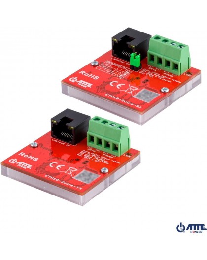Zestaw konwerterów ATTE ETH10-2wire-SET