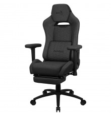 Aerocool ROYALASHBK Premium Ergonomic Gaming Chair Legrests Aeroweave Technology Black