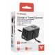 Verbatim Charge 'n' Travel 70W 2C retractable Universal Travel Adapter Black