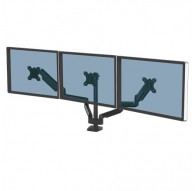 Fellowes Platinum Series Triple Monitor Arm - Monitor Mount for Three 7KG 27 Inch Screens - Adjustable Triple Monitor Desk Mount