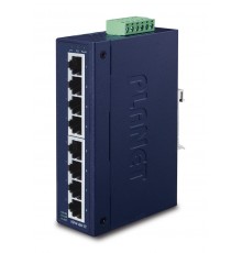 PLANET ISW-801T network switch Unmanaged L2 Fast Ethernet (10/100) Blue