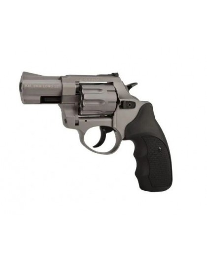 ZORAKI R1-K6L BAS alarm signal blank firing revolver, 2.5" barrel, .22 Long Blank caliber, titanium