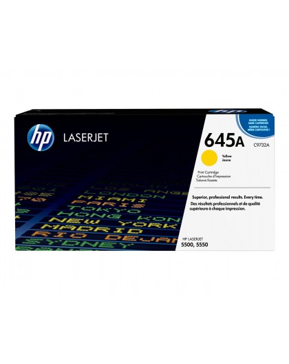 HP 645A Yellow Original LaserJet Toner Cartridge