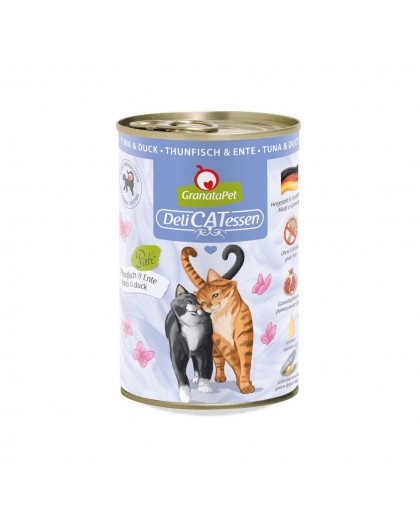 GRANATAPET DeliCATessen Tuna and duck - wet cat food - 400g