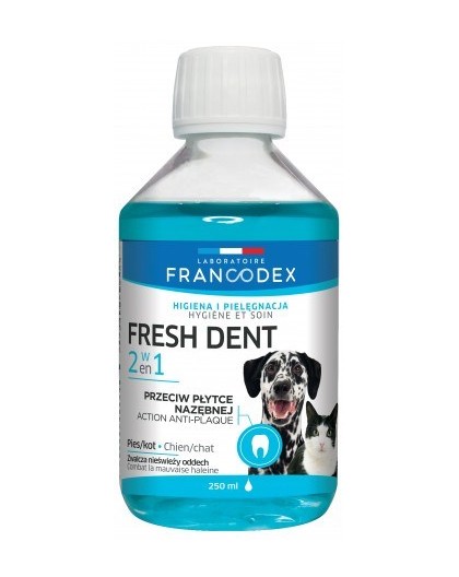FRANCODEX Fresh dent oral hygiene liquid - dog/cat formula - 250ml