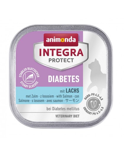 ANIMONDA Integra Protect Diabetes Salmon - wet cat food - 100g