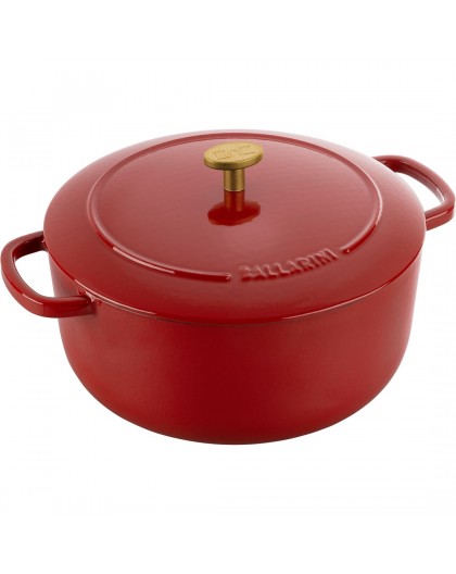 Ballarini Bellamonte Round Cast Iron Pot - 4 ltr, Red