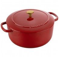 Ballarini Bellamonte Round Cast Iron Pot - 4 ltr, Red