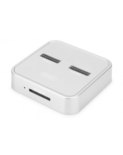 Digitus M.2 NVMe + M.2 SATA SSD Docking Station with SD Express Card Reader, USB-C™