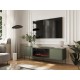Cama RTV cabinet EF + fireplace black TRESSE 180x40x54.5 matte green