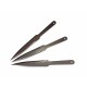 Sports throwing knives KAL22 LIDER 3pcs silver