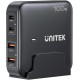 GaN network charger - Unitek P1229ABK01-EU | 100W 2x USB-C 2x USB-A