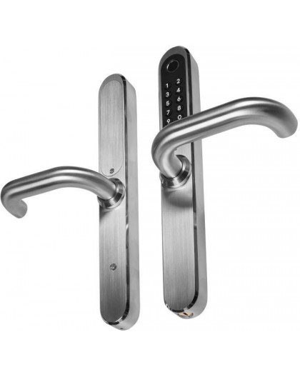 Handle with access control EURA ELH-30H4 Silver