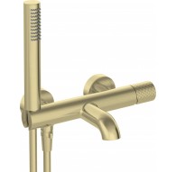 Bathtub faucet with shower set