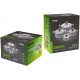PROMIS Set of pots GRANITE, saucepan 16 cm, pots 20,24,28 brown handles