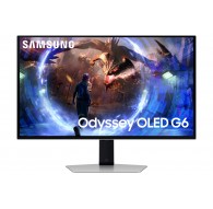 Samsung G60SD computer monitor 68.6 cm (27") 2560 x 1440 pixels Quad HD OLED Silver