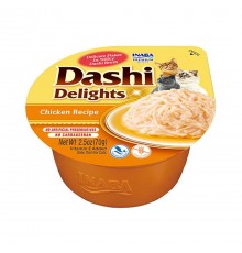 INABA Dashi Delights Chicken in broth - cat treats - 70g
