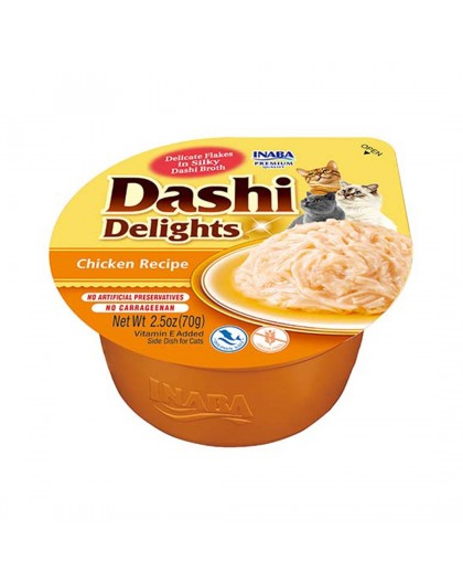 INABA Dashi Delights Chicken in broth - cat treats - 70g