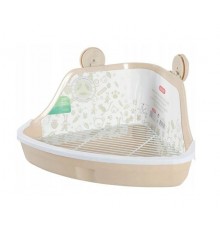 ZOLUX Small corner toilet 320x250x150 mm beige