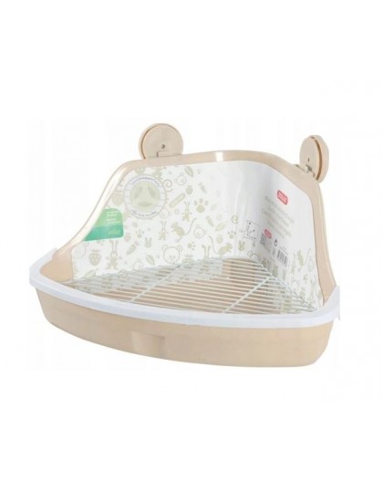 ZOLUX Small corner toilet 320x250x150 mm beige