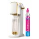 SodaStream Soda Maker ART White-Gold with PET Bottle 1L