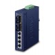 PLANET ISW-621T network switch Unmanaged L2 Fast Ethernet (10/100) Blue