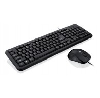 iBox OFFICE KIT II keyboard Mouse included USB QWERTY English Black