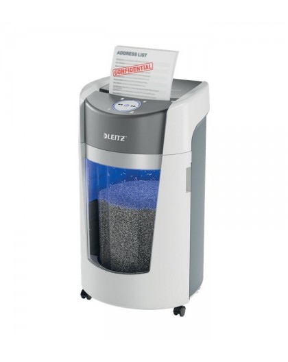 LEITZ Shredder IQ OptiMax Office 550, 35 L, P-5, 2x15 shreds, Automatic Start/Stop, Reverse function, Rotating container - 33% l