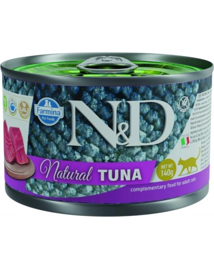 FARMINA N&D Cat Natural Tuna - wet cat food - 140 g