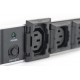 Digitus aluminum outlet strip, 10 outlets, 2 m supply IEC C14 plug