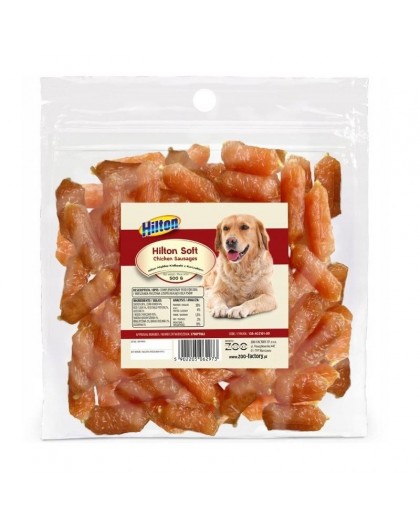 HILTON Soft chicken sausages - dog treat - 500g