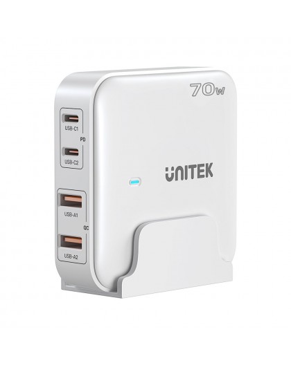 UNITEK P1229AWH01-EU mobile device charger Universal White AC Fast charging Indoor