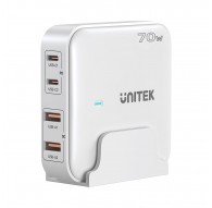UNITEK P1229AWH01-EU mobile device charger Universal White AC Fast charging Indoor