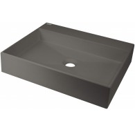 Granite countertop washbasin with space for a tap - 500x400 mm